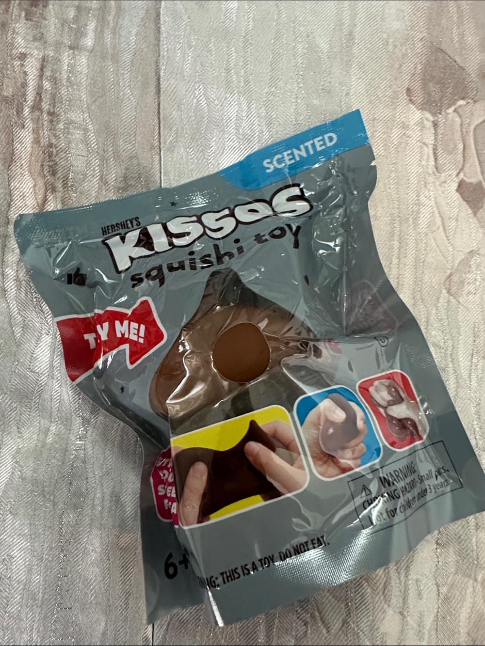 Hershey's KISSES Brown Scented Squish Toy - Kids Sensory Play